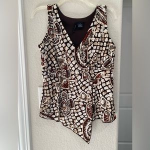 New Directions Sleeveless Blouse S